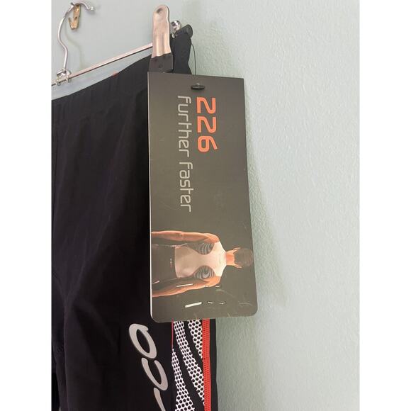 Orca Womens 226 Tri Pant, Black Orange White Triathlon Short pant UK 10 US SMALL - Picture 3 of 8